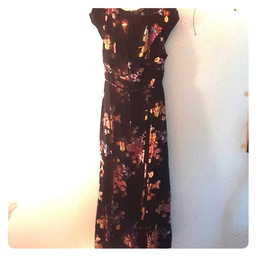 COPY - Floral maxi dress romper
